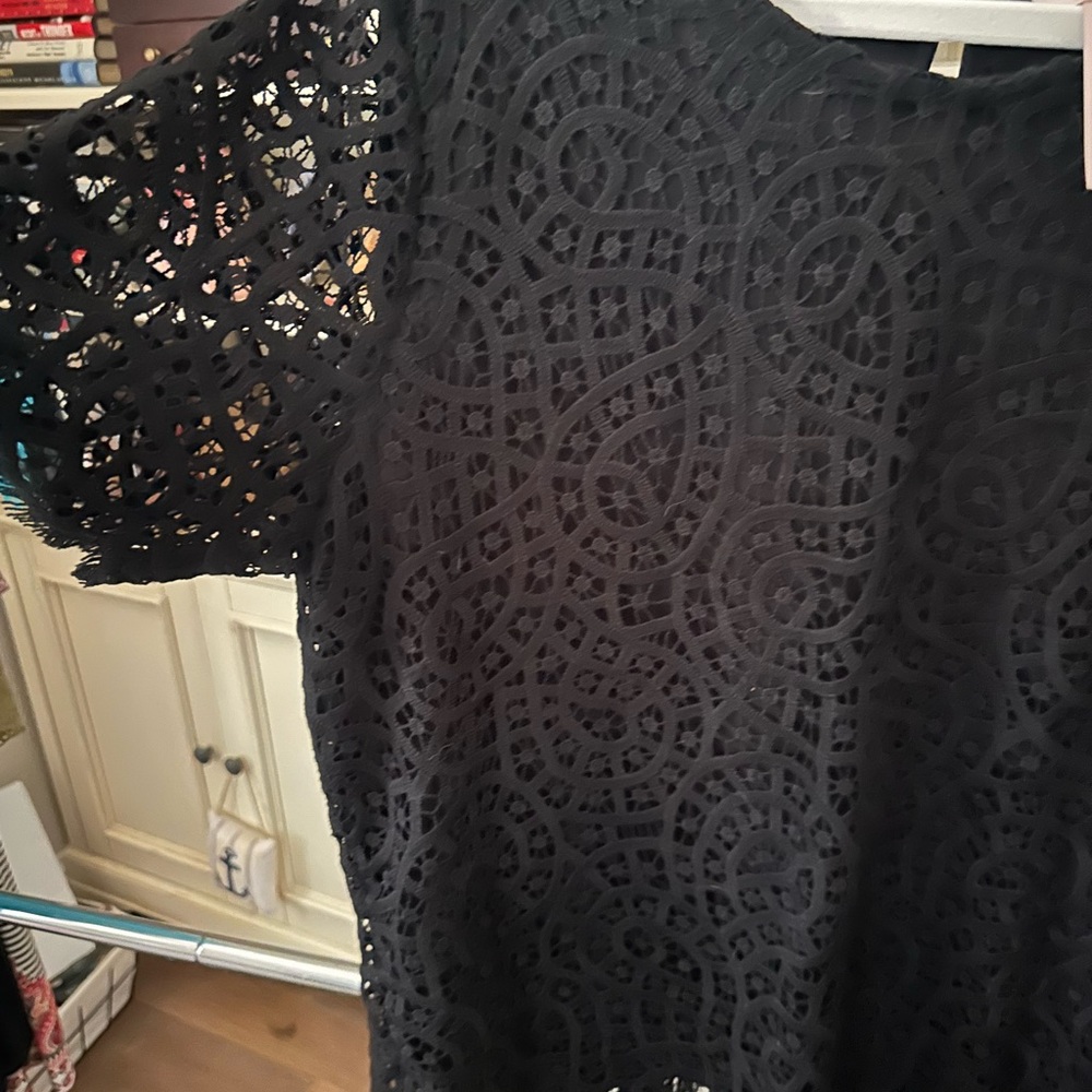 Philosophy Black Lace Blouse - Picture 3 of 3